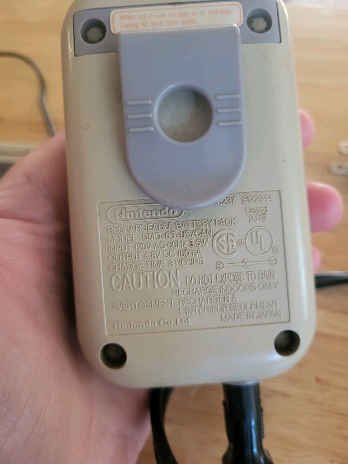 Nintendo Game boy DMG-01 & Rechargeable Battery Pack TESTED WORKING READ Gameboy