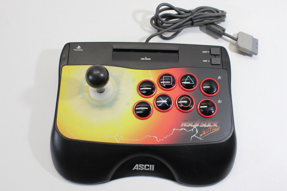 ASCII Stick Justice Arcade Fighting Controller ASC-0512JUS PlayStation PS1 PS2