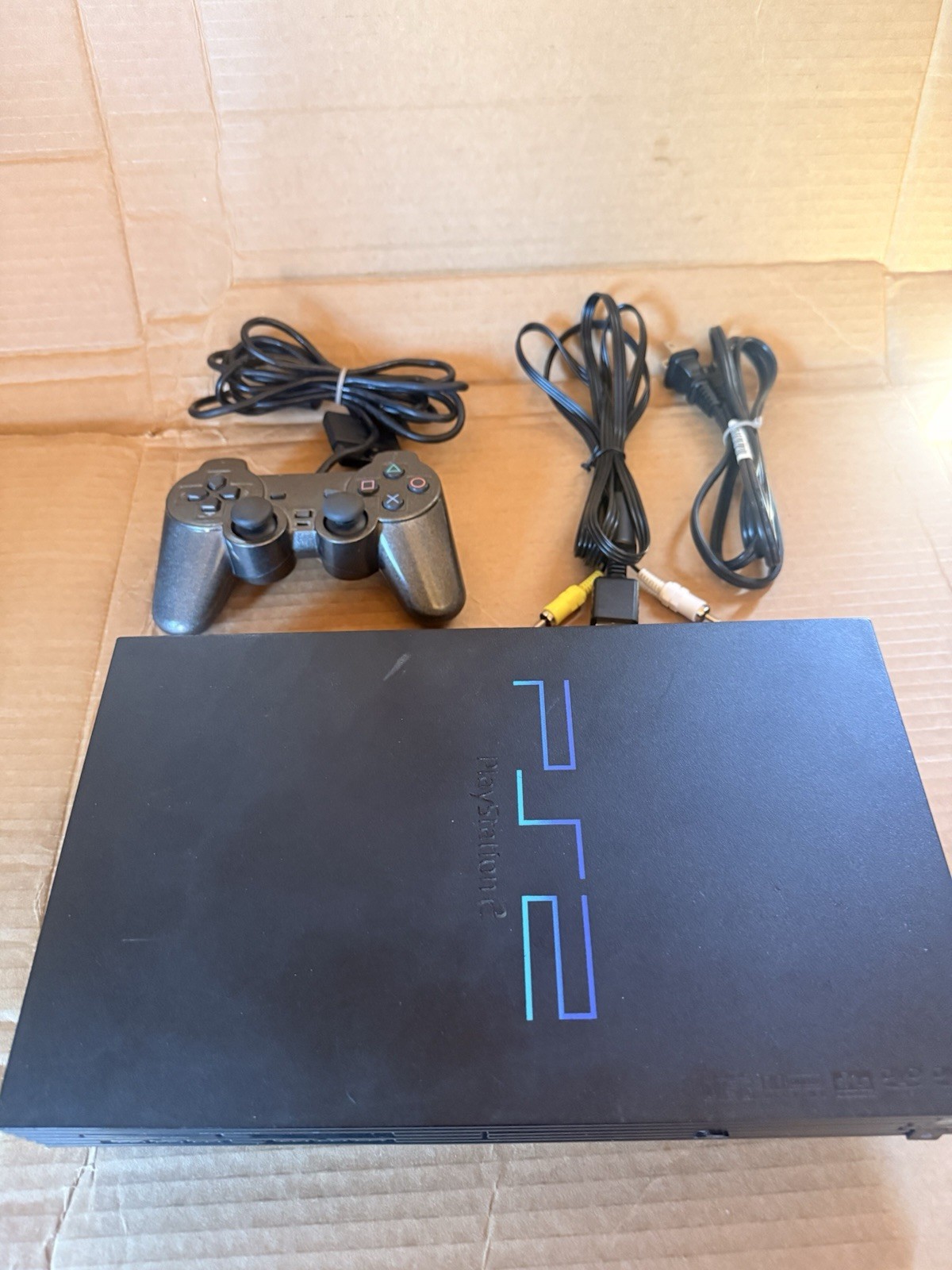 Sony PlayStation 2 Black Fat Console
