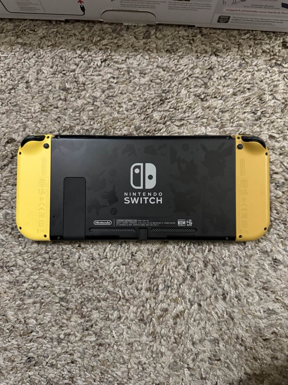 Nintendo Switch Pikachu & Eevee Edition + Pokeball – No Game Code