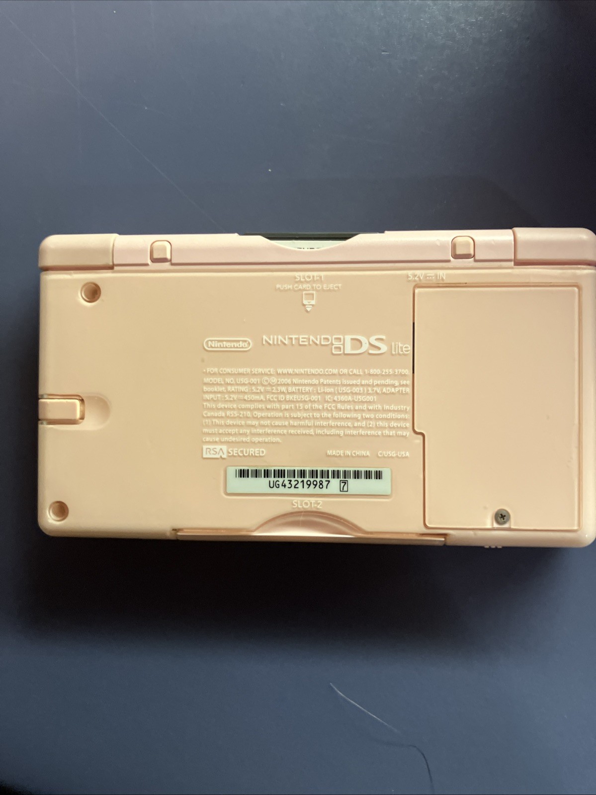 Nintendo DS Lite Pink Bundle! Carrying Case, 4 Stylus, USB Charger & 7 Games