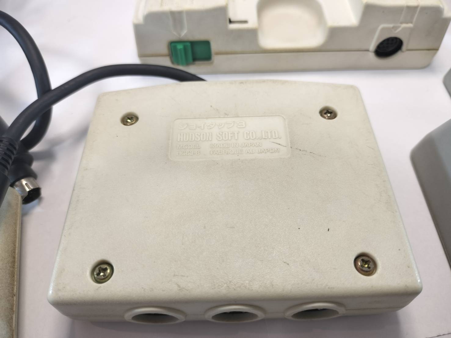NEC PC Engine Console AV Booster Turbo Stick Multi Tap 2 Controllers Tested JP