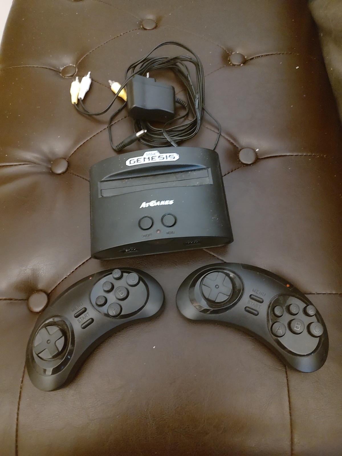 AT Games Sega Genesis Classic Console 80 Games & 2 Wireless Controllers