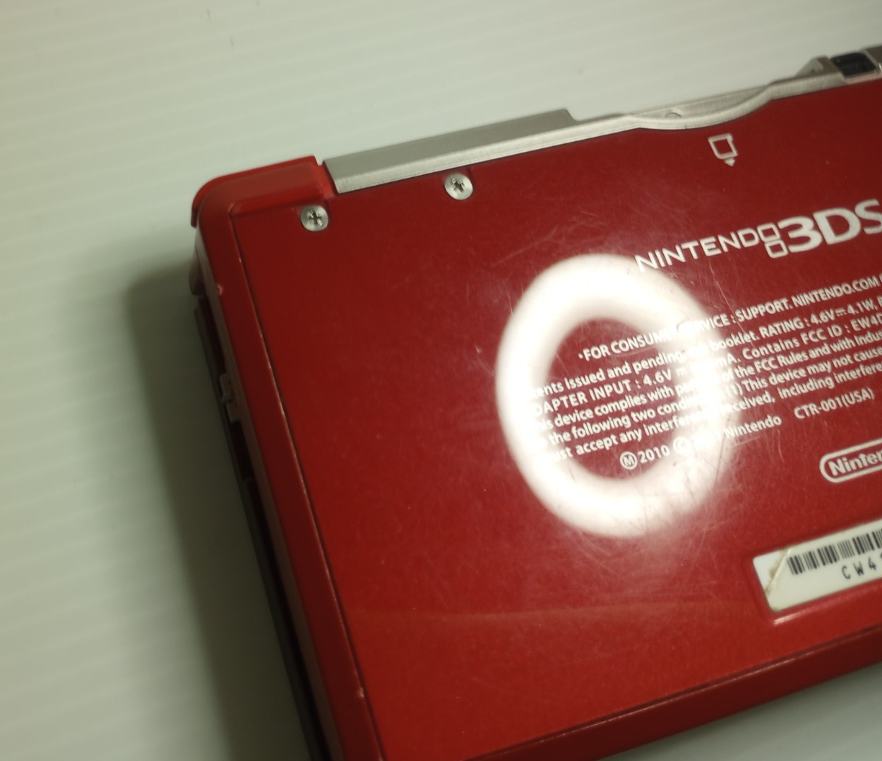 Nintendo 3DS Handheld System – Flame Red CTR-001 (USA) | Working | Good