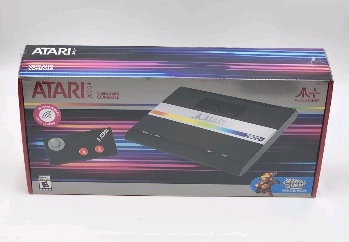 2024 Atari 7800 Plus Official HDMI Console & Wireless Controller 7800+ Sealed