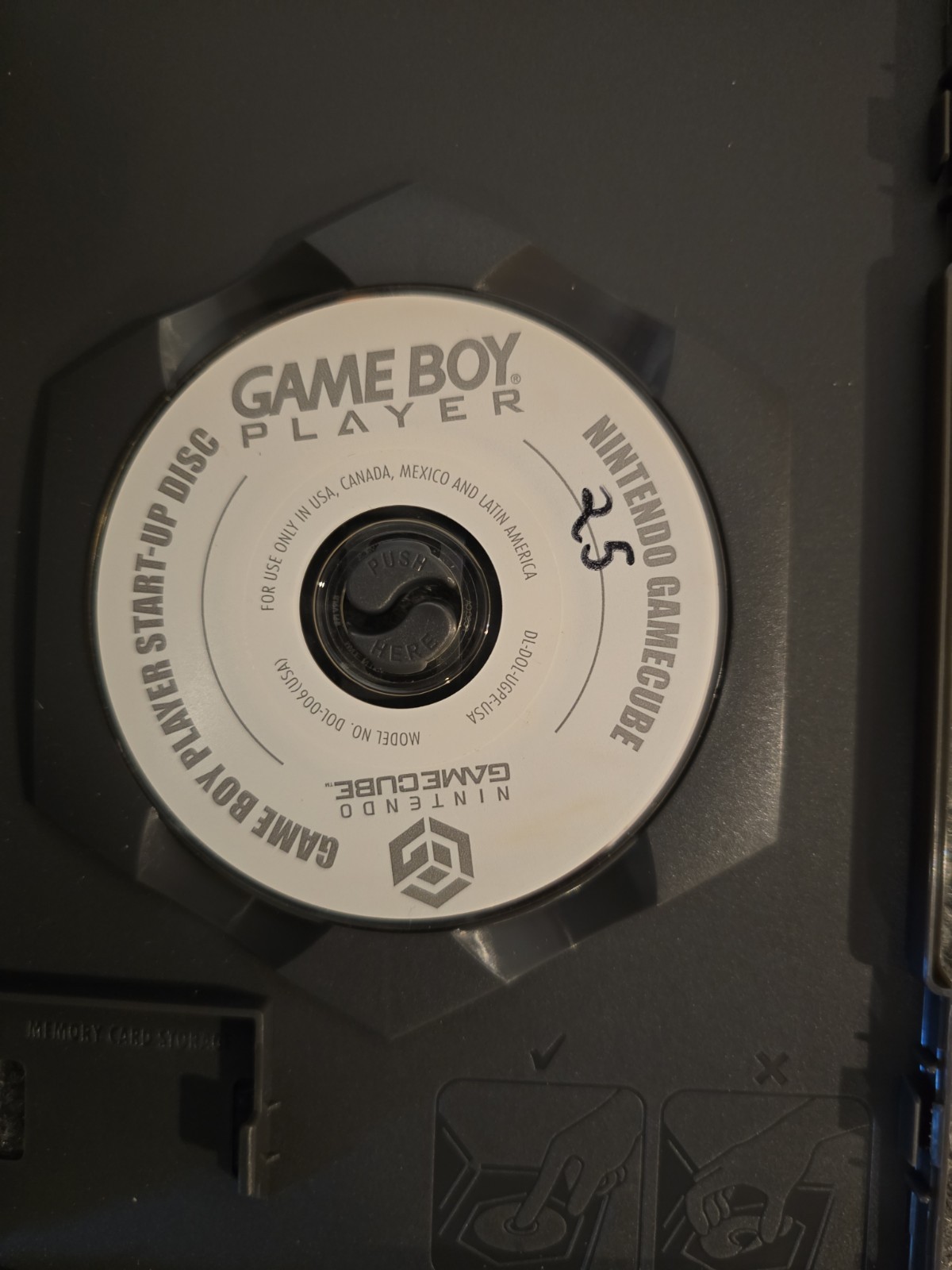 nintendo gamecube console with gameboy player, Intec Traveler Screen And Remotes