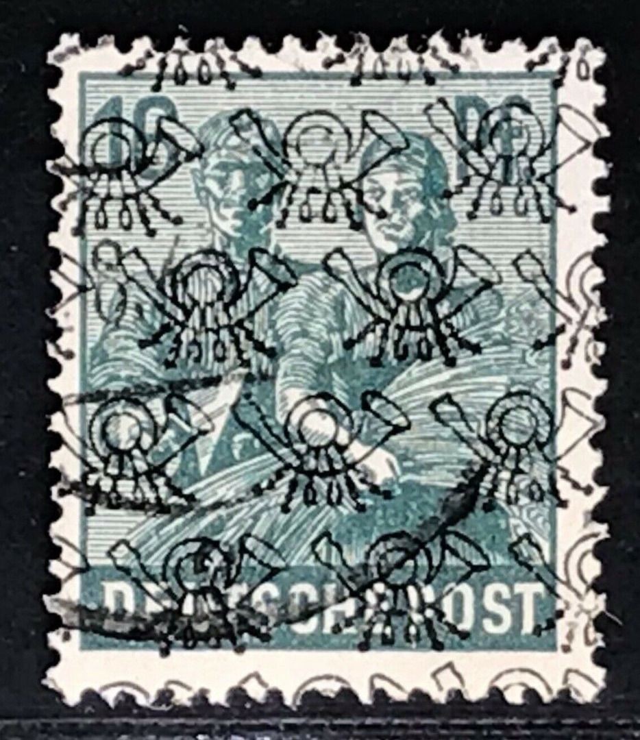 Allied Occupation BiZone MiNr. 42IIb stamped, inspected