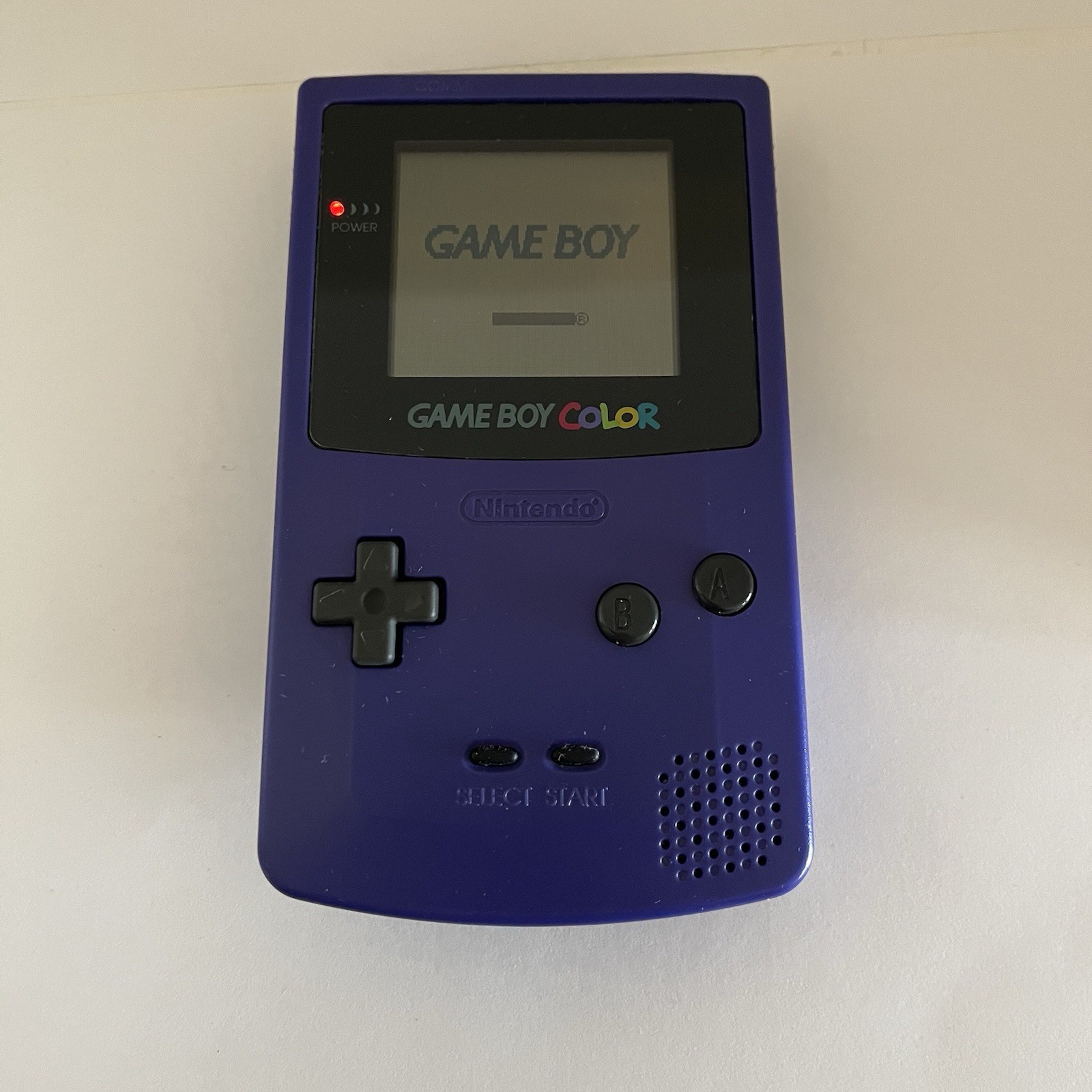 Nintendo Game Boy Color Grape Handheld System Working Condition No Issues