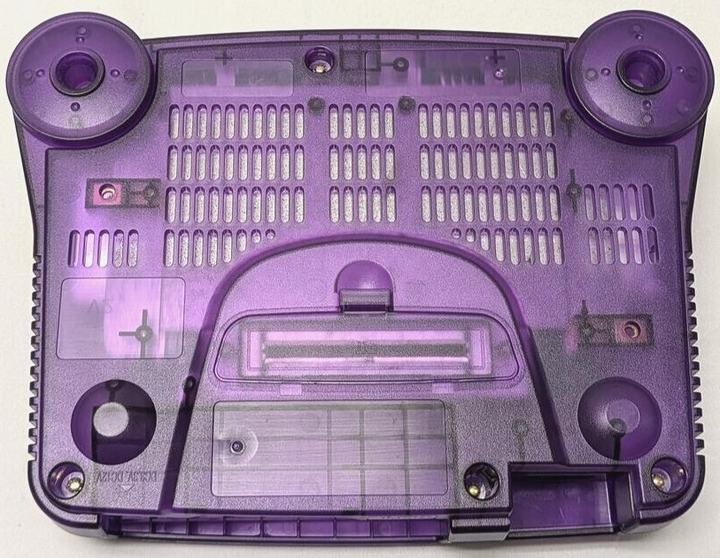 Vtg N64 Funtastic Grape Translucent PURPLE Nintendo-64 Gaming Console System A