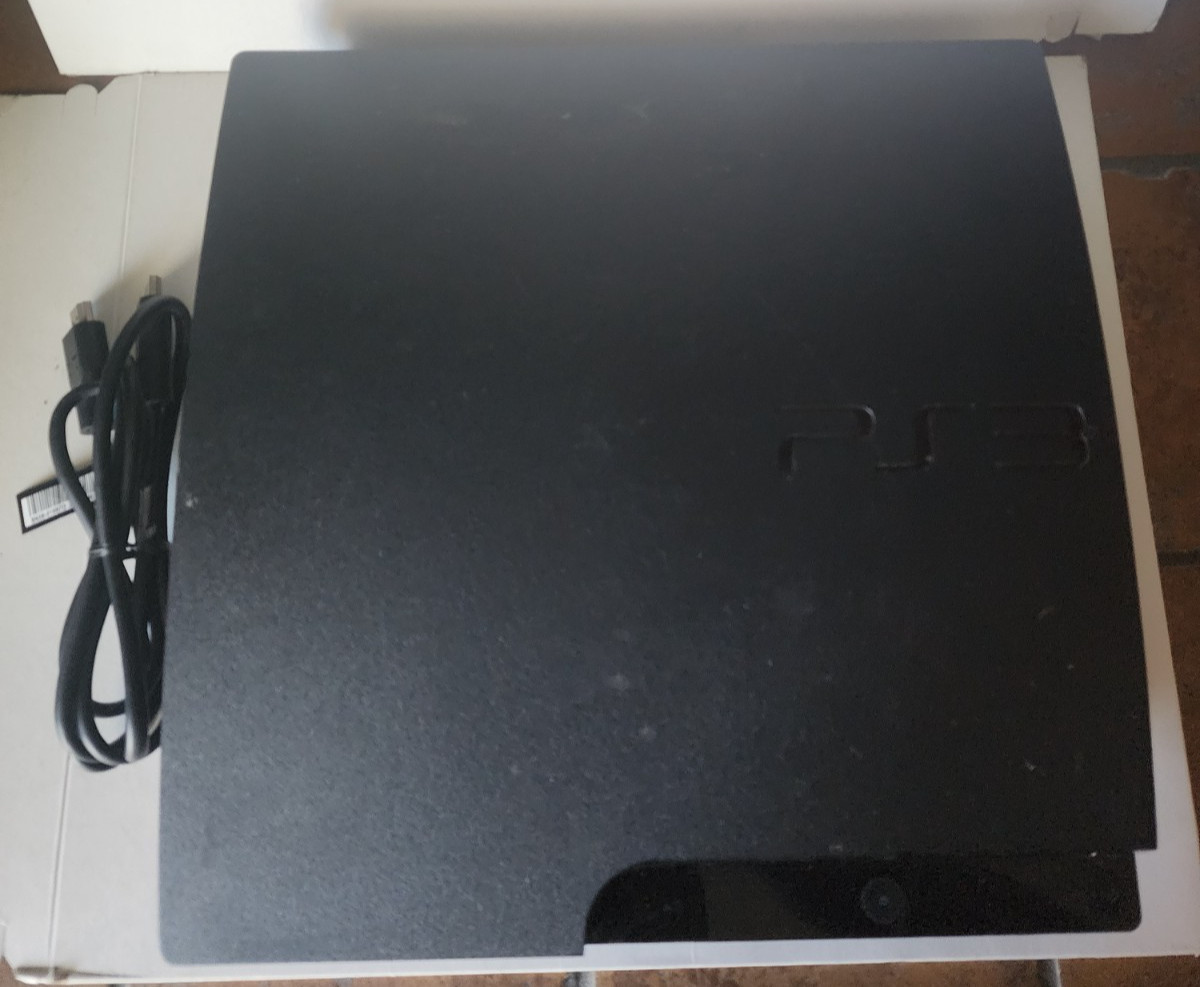 Sony PlayStation 3 Slim 160GB Console – Black CECH-3001 With HDMI Cable Only
