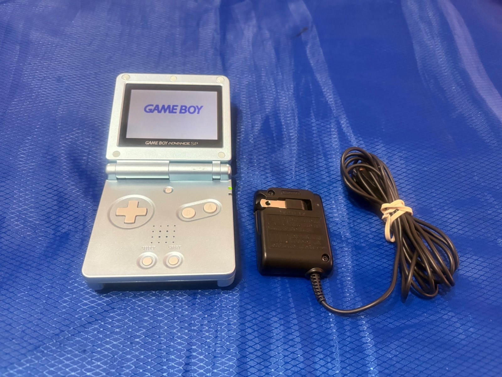 Nintendo Game Boy Advance SP – Pearl Blue tested works