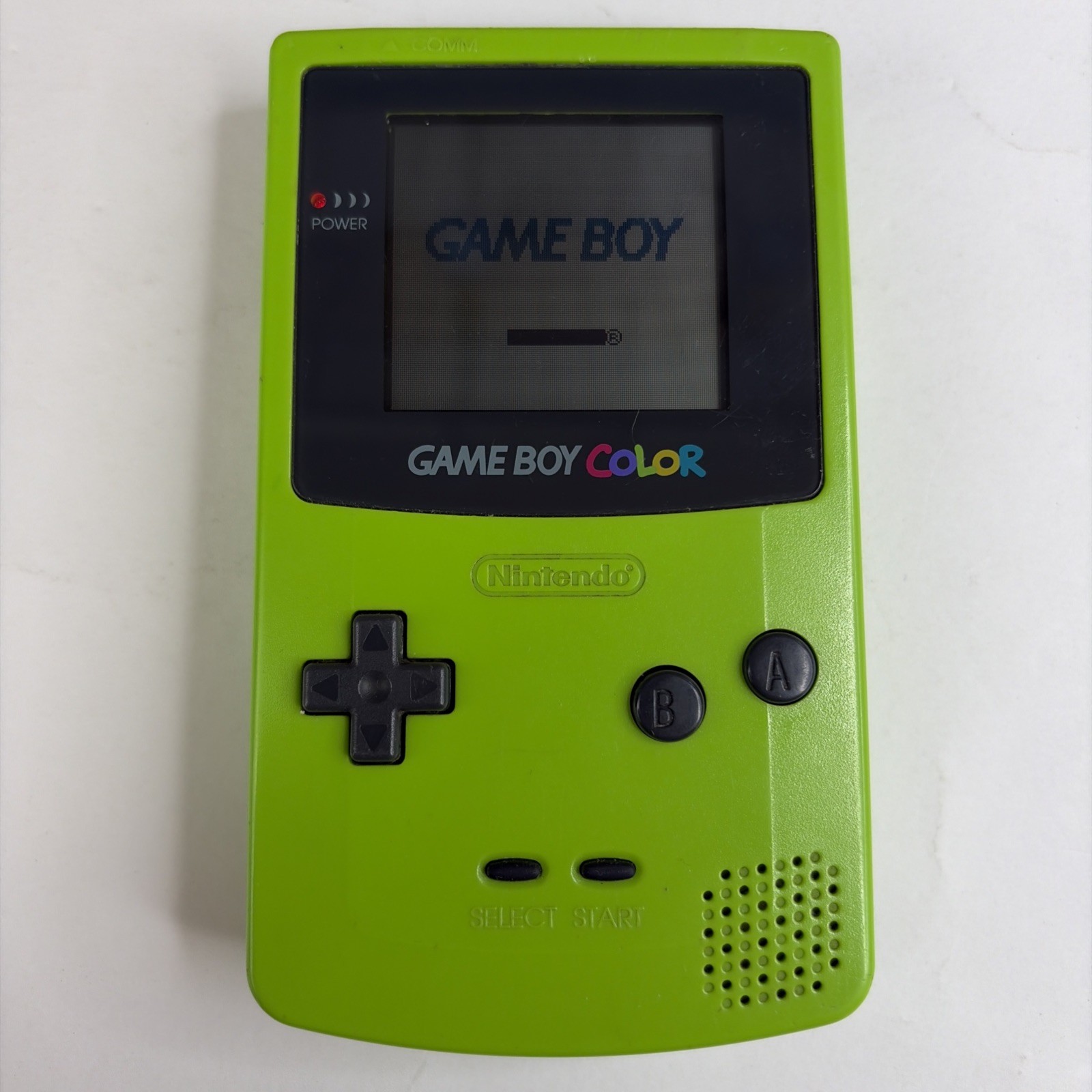 Nintendo Gameboy Boy Color Kiwi Green Console CGB-001 Tested & Working