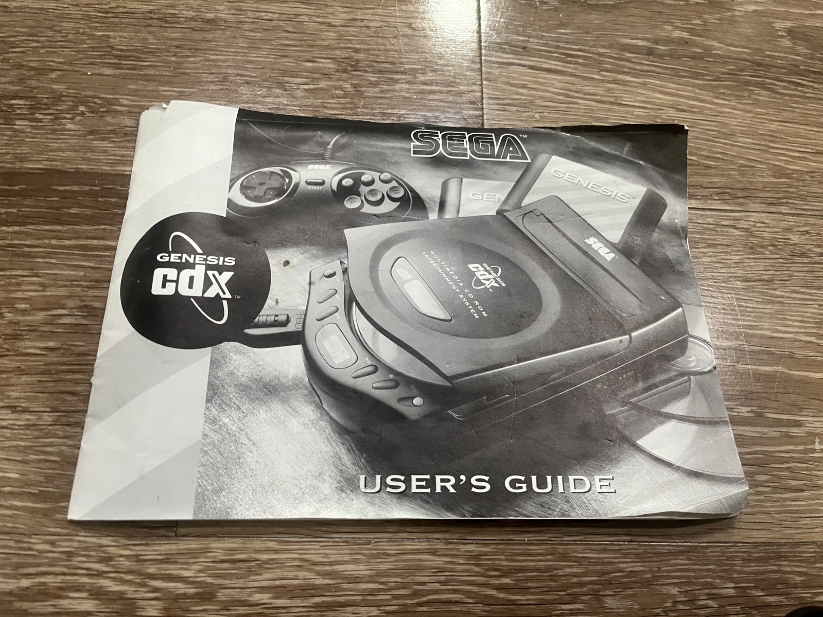 Sega Genesis CDX Black Console ** Partially Working ***FOR PARTS/REPAIR