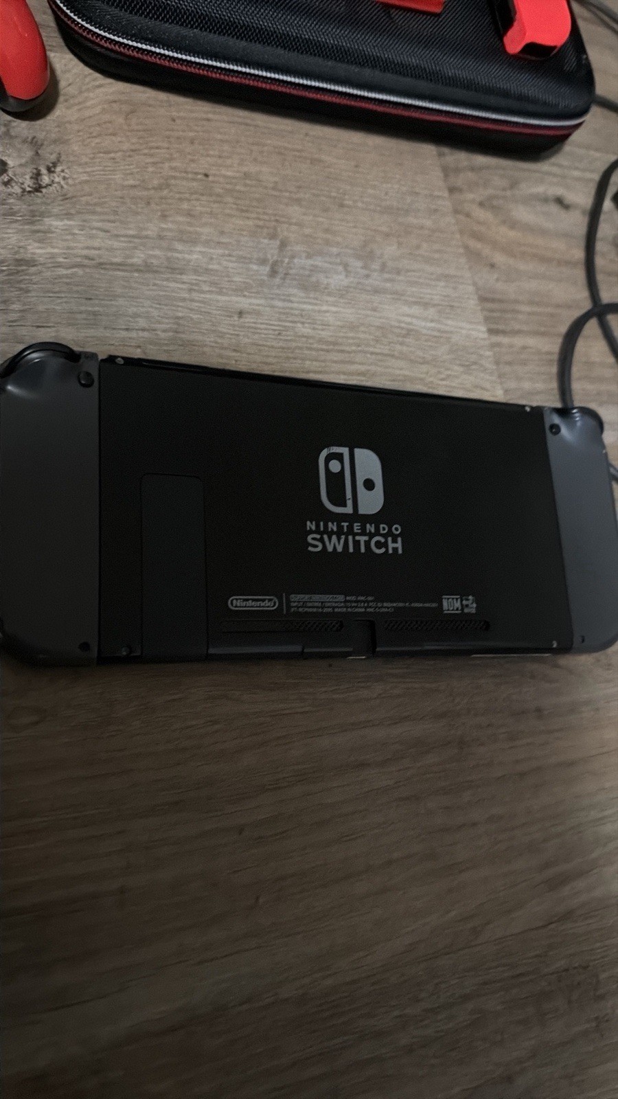 Nintendo Switch HAC-001 Gray Joy-Con Dock Charger Case Wired Controller 128GB