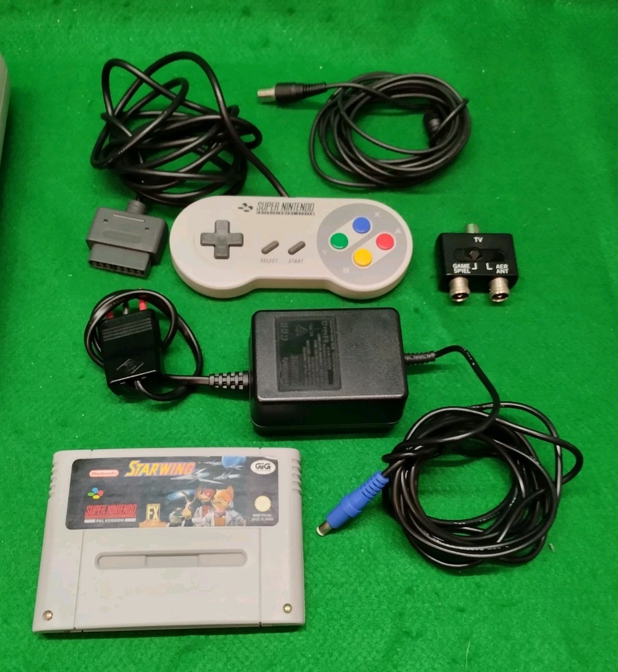 SNES SUPER NINTENDO STARWING Edition, SNSP-UKV SNSP-001 A Pal Version 1992 Japan