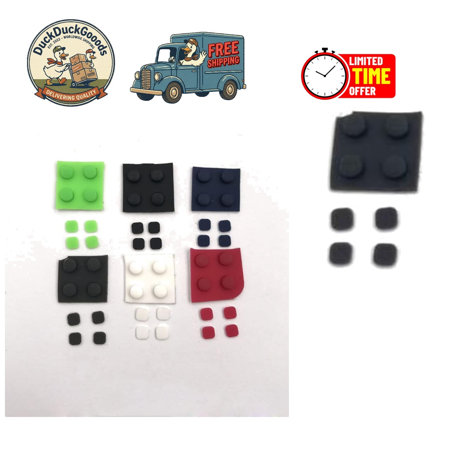 Compact Replacement Rubber Screws Cover for New 3DS XL with Glossy Finish