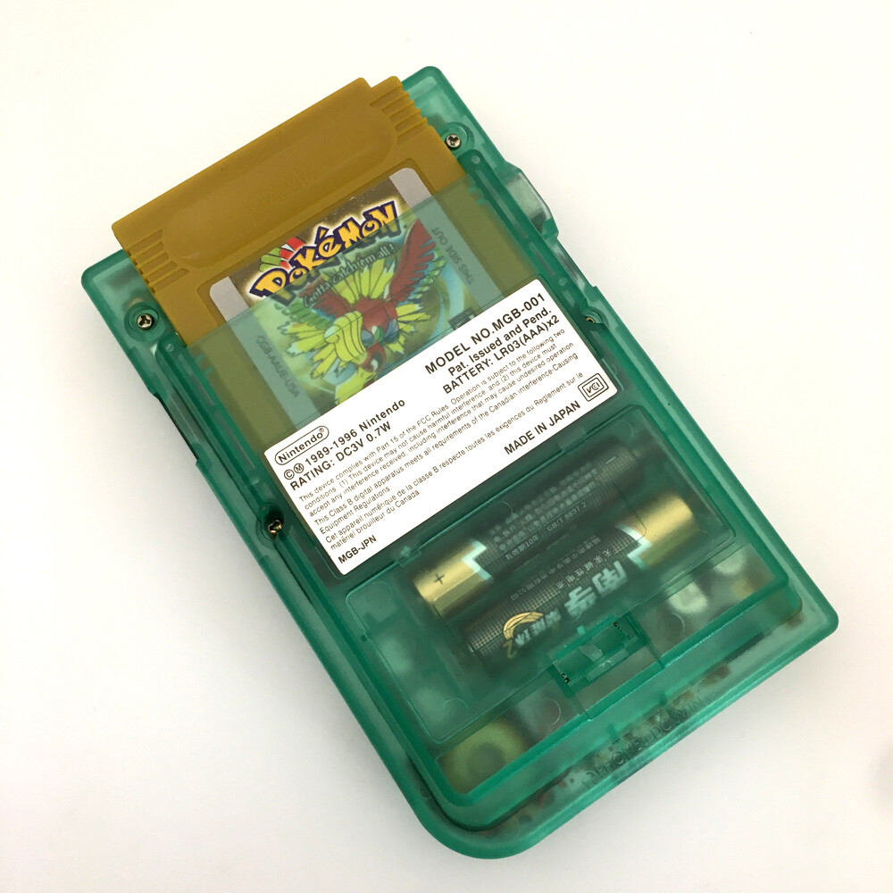 Clear Green 5 levels High Backlight LCD Screen Game Boy Pocket GBP Game Console