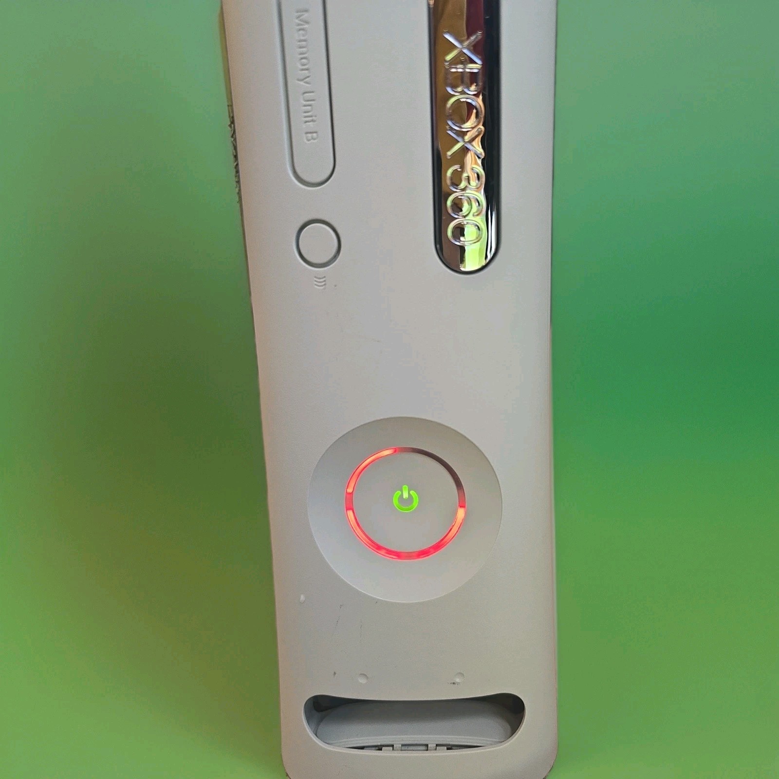 Microsoft Xbox 360 White Console 3 Red Lights Disc Tray Works READ