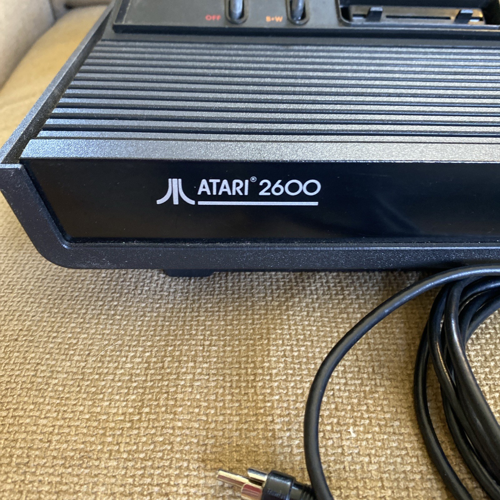 Atari 2600-Console Only-Not working-includes video Selector-PARTS ONLY AS IS