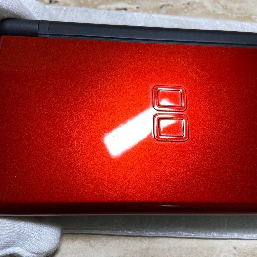 Nintendo DS Lite Crimson Black Complete in Box Near Mint CIB 7233
