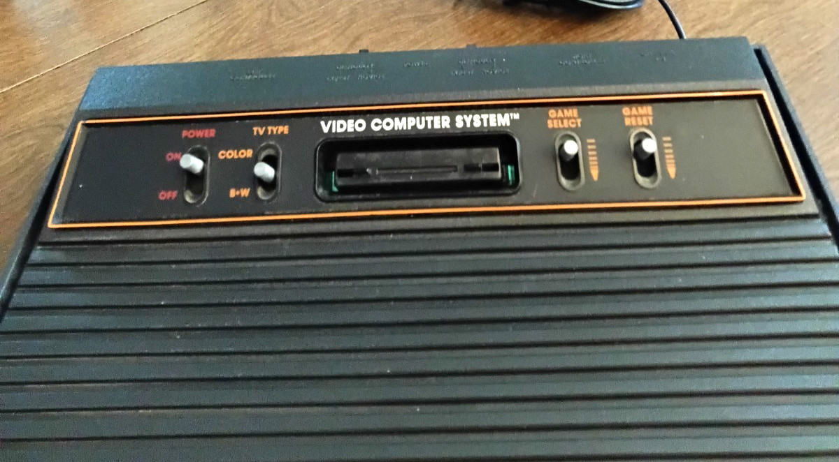 Atari 2600 Console CX-2600A 4-Switch Made in Taiwan Works Perfect Console Only!