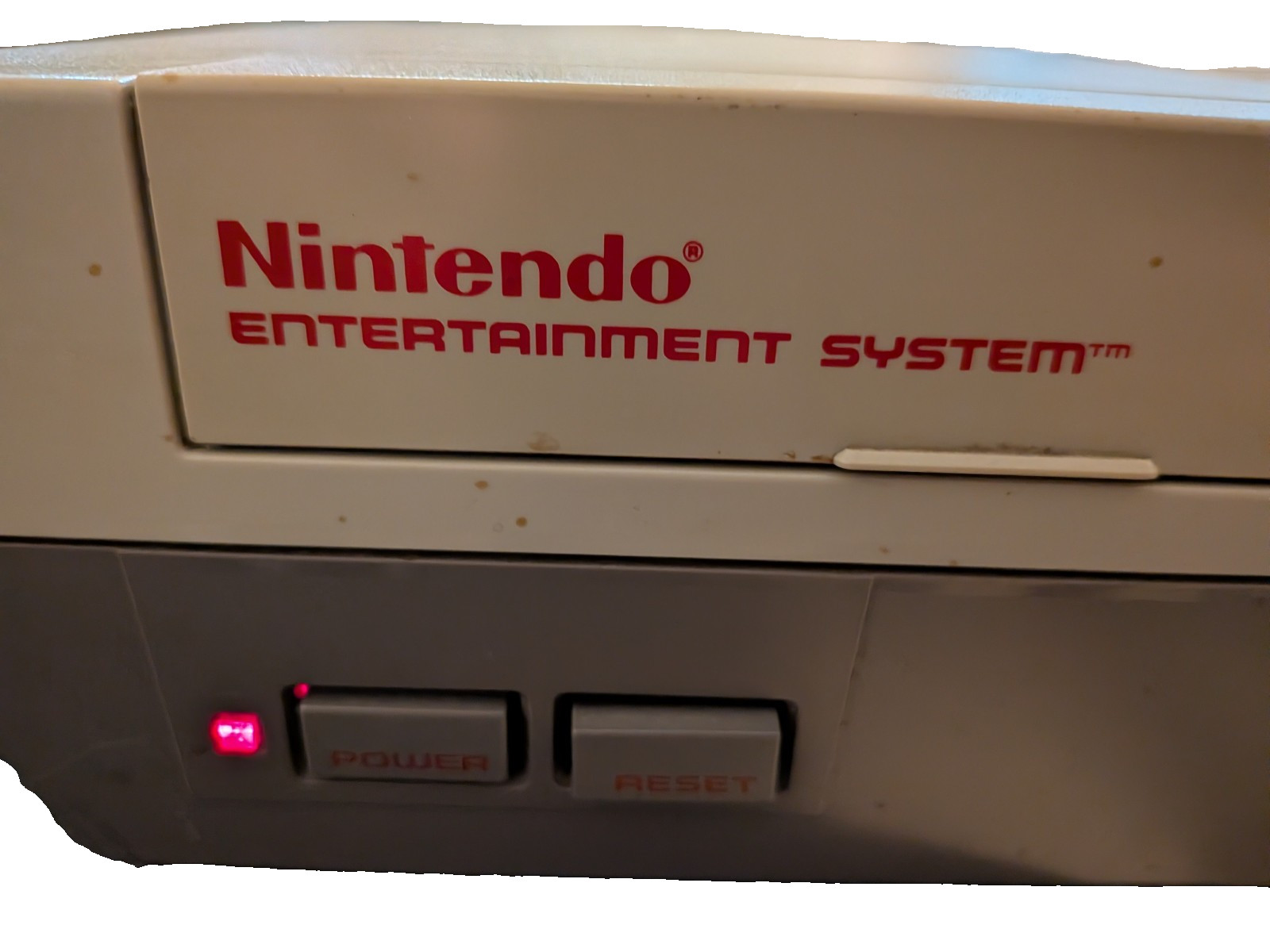 ORIGINAL NES CONSOLE + (2) CONTROLLERS + NEW 72 PIN + AV HDMI ADAP + PWR* TESTED