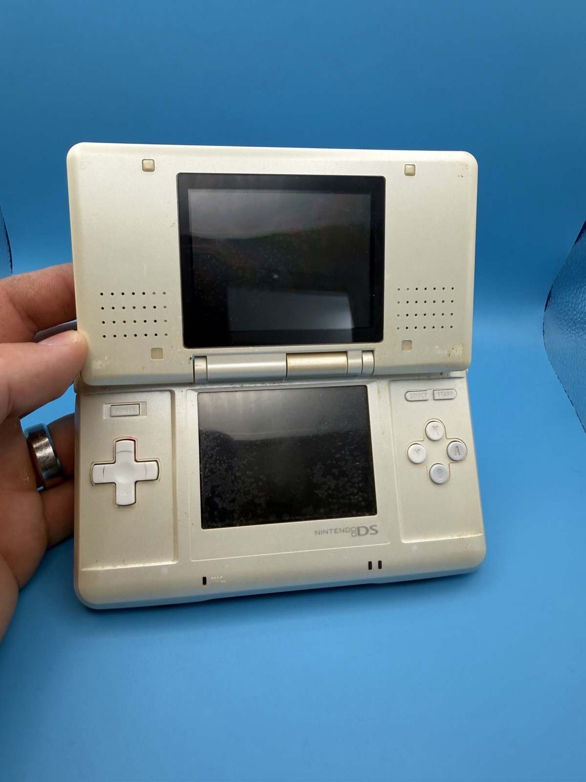 Nintendo DS Pure White Handheld System, JPN, Region Free USA Seller Tested