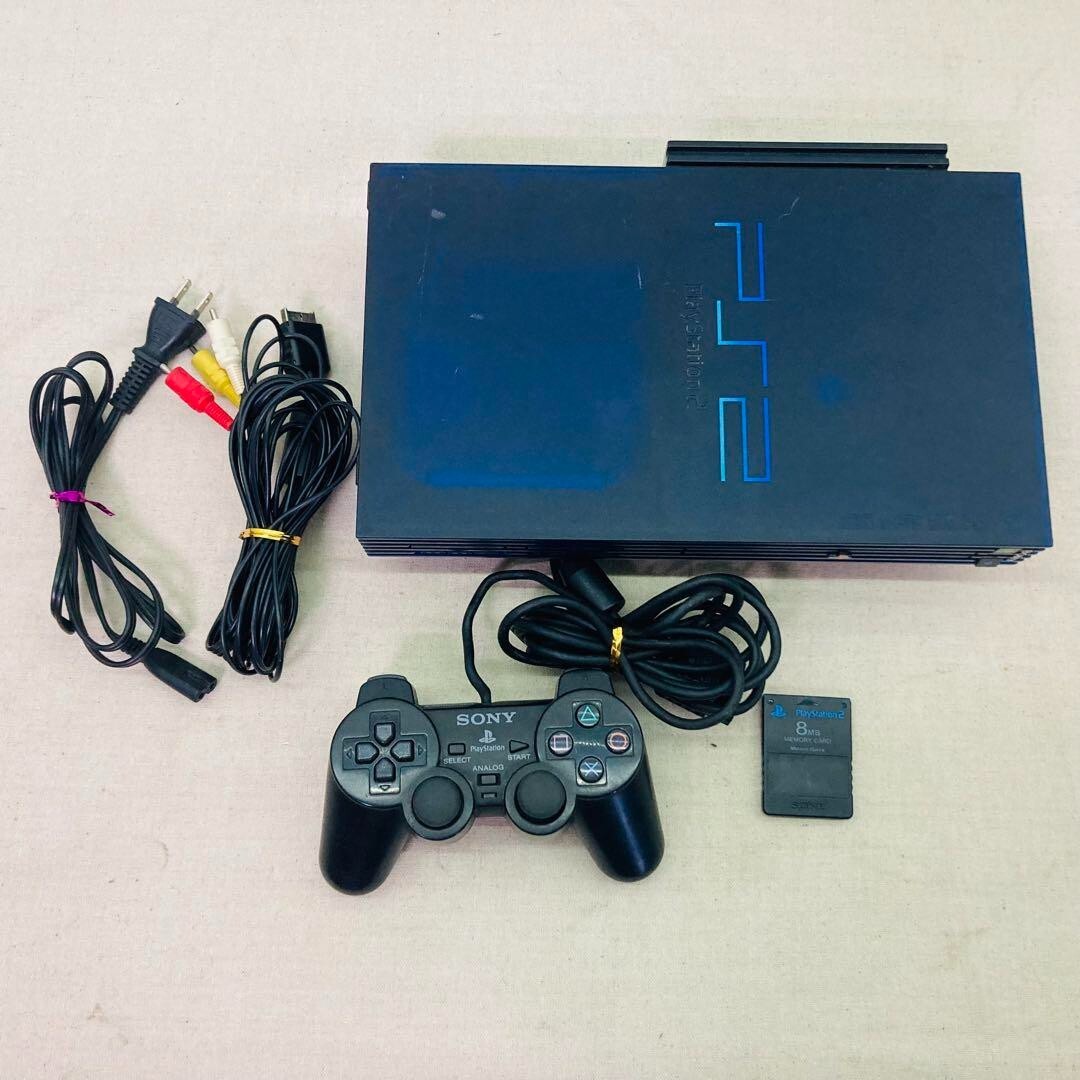 Sony PlayStation 2 PS2 BB Pack Midnight Blue Console Japan