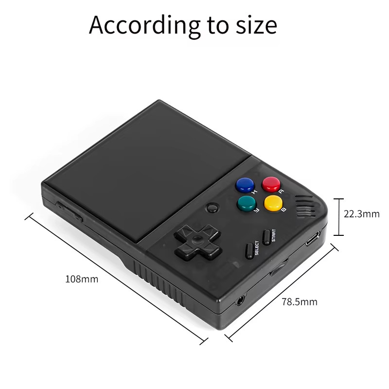 Mini plus Portable Retro Handheld Game Console 3.5-Inch IPS HD Screen Children’S
