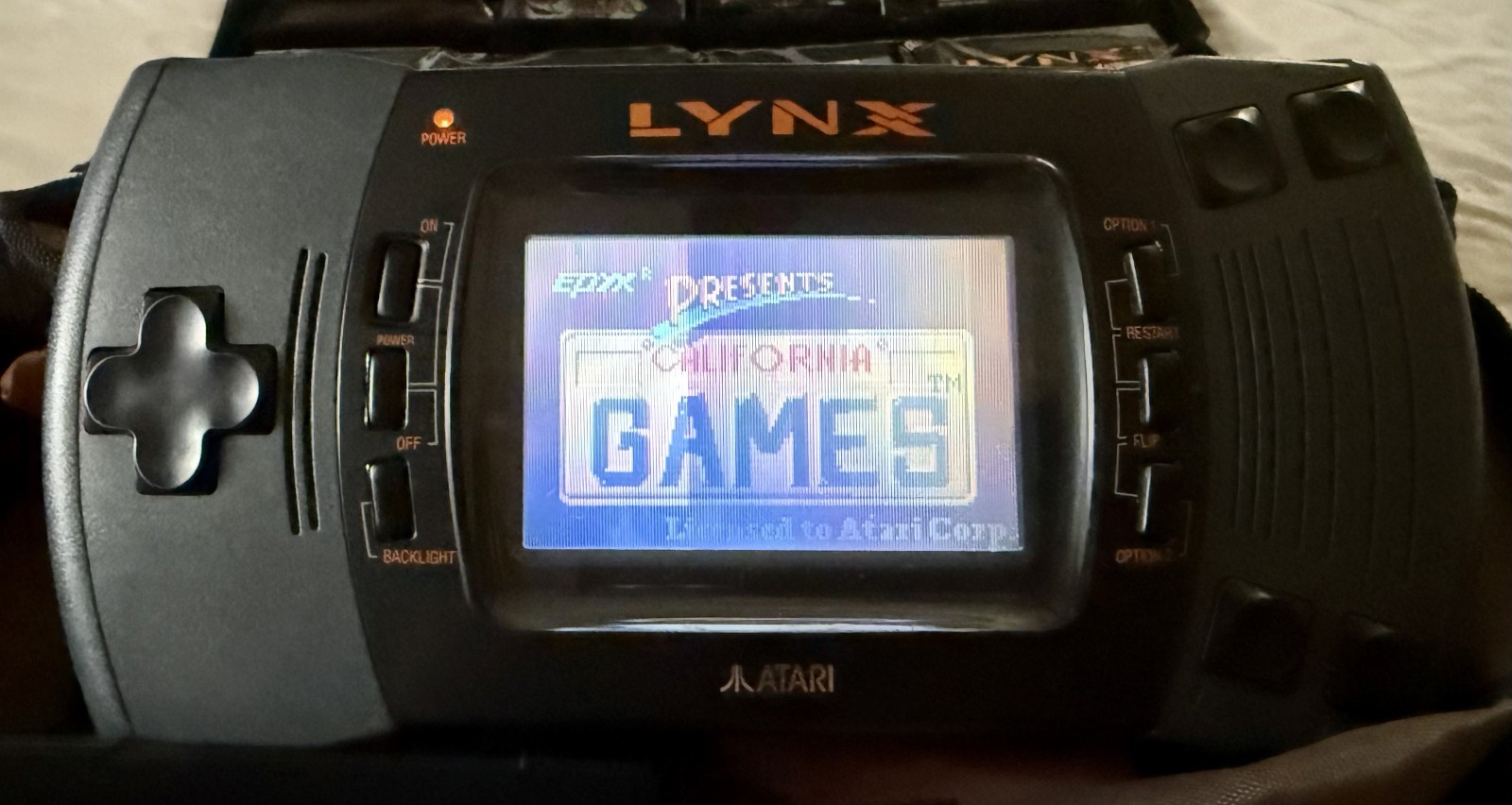 Atari Lynx II System Handheld Console Tested