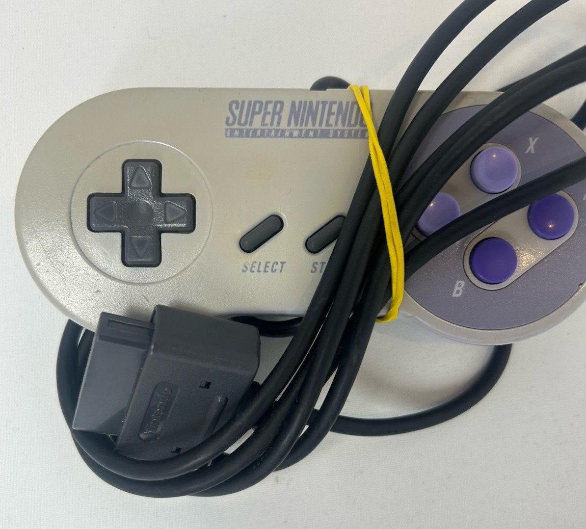 Nintendo SNES Console Bundle OEM Controller w/ Power Supply & AV Cable Tested