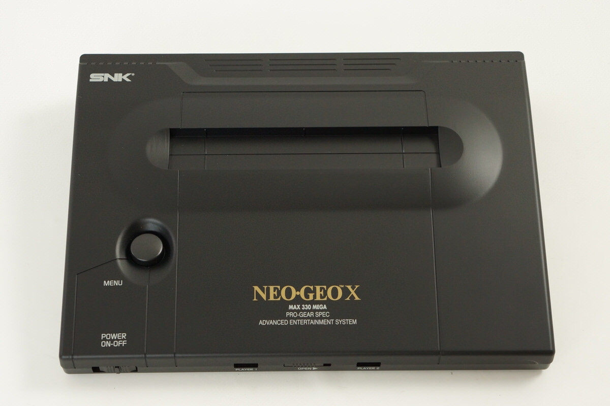 NEO GEO X GOLD CONSOLE GOOD Handheld System with Arcade Stick 20 Games X0905
