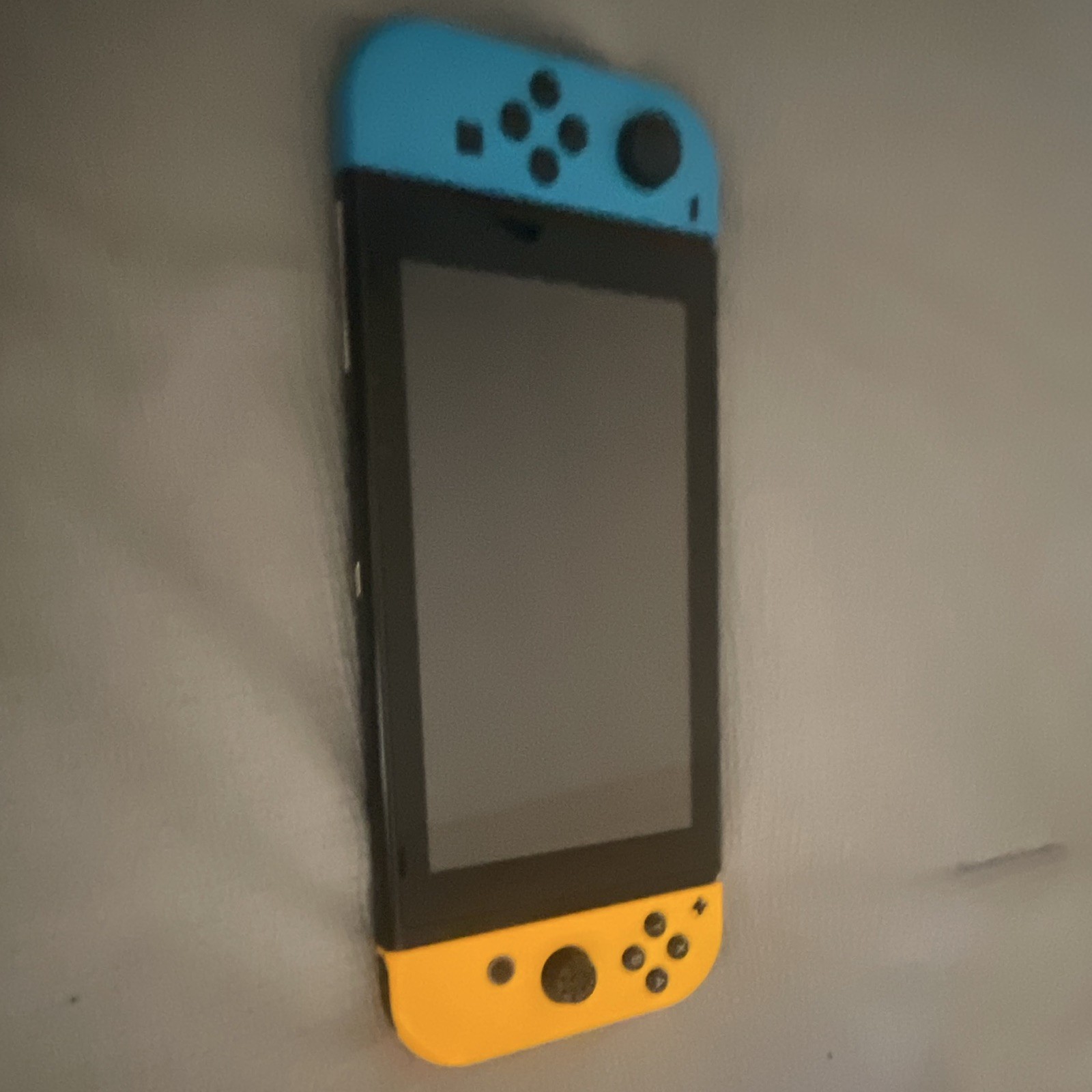Nintendo Switch Console Black Blue Yellow Joy-Con Wi-Fi Capability USB-C