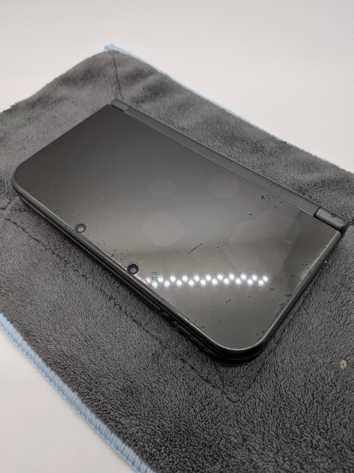 【Excellent】Top Ips New Nintendo 3DS LL XL Metallic black Game Console From Japan
