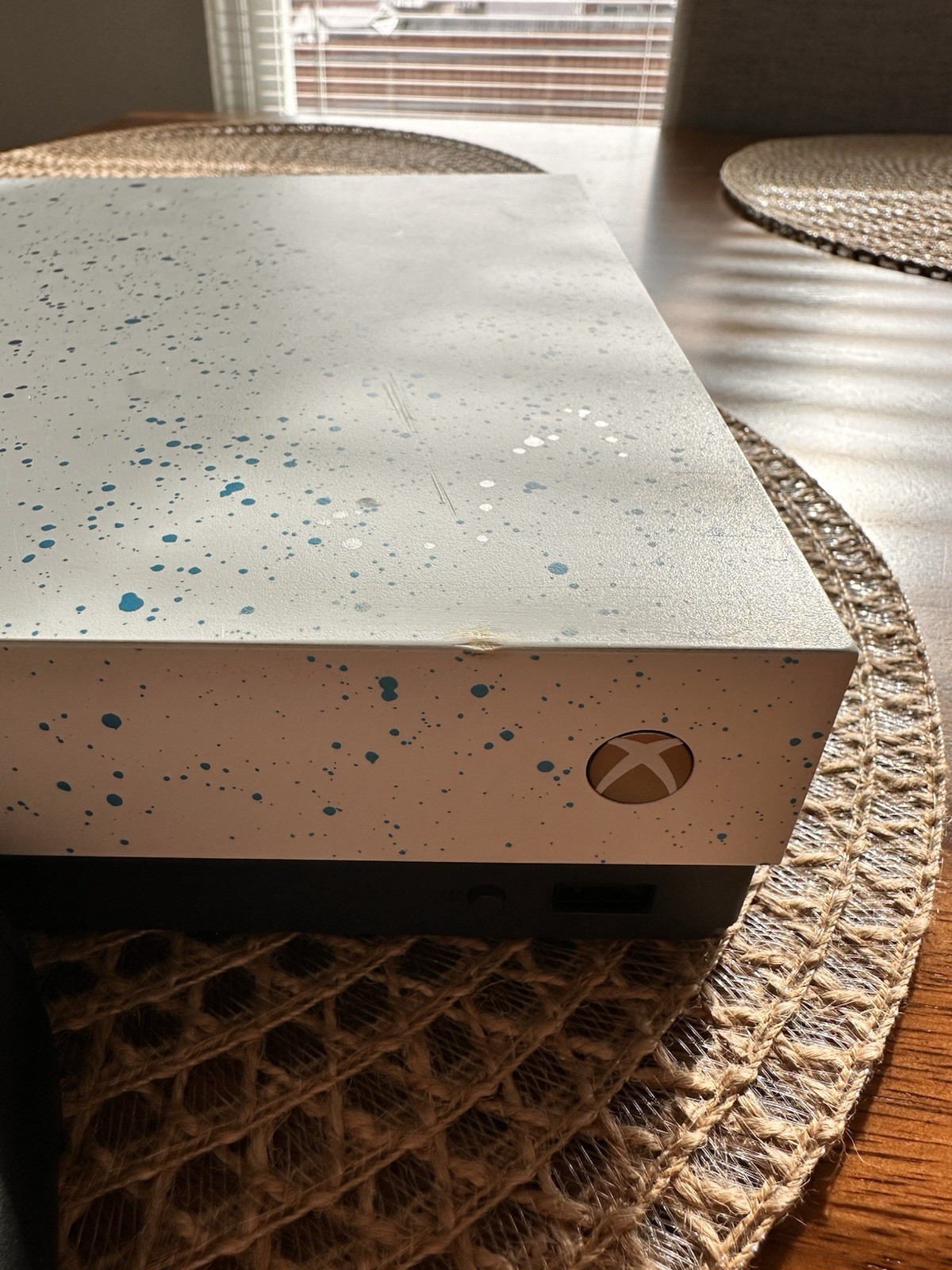 Microsoft Xbox One X Custom Speckled Console with Controller 4K UHD Compatible