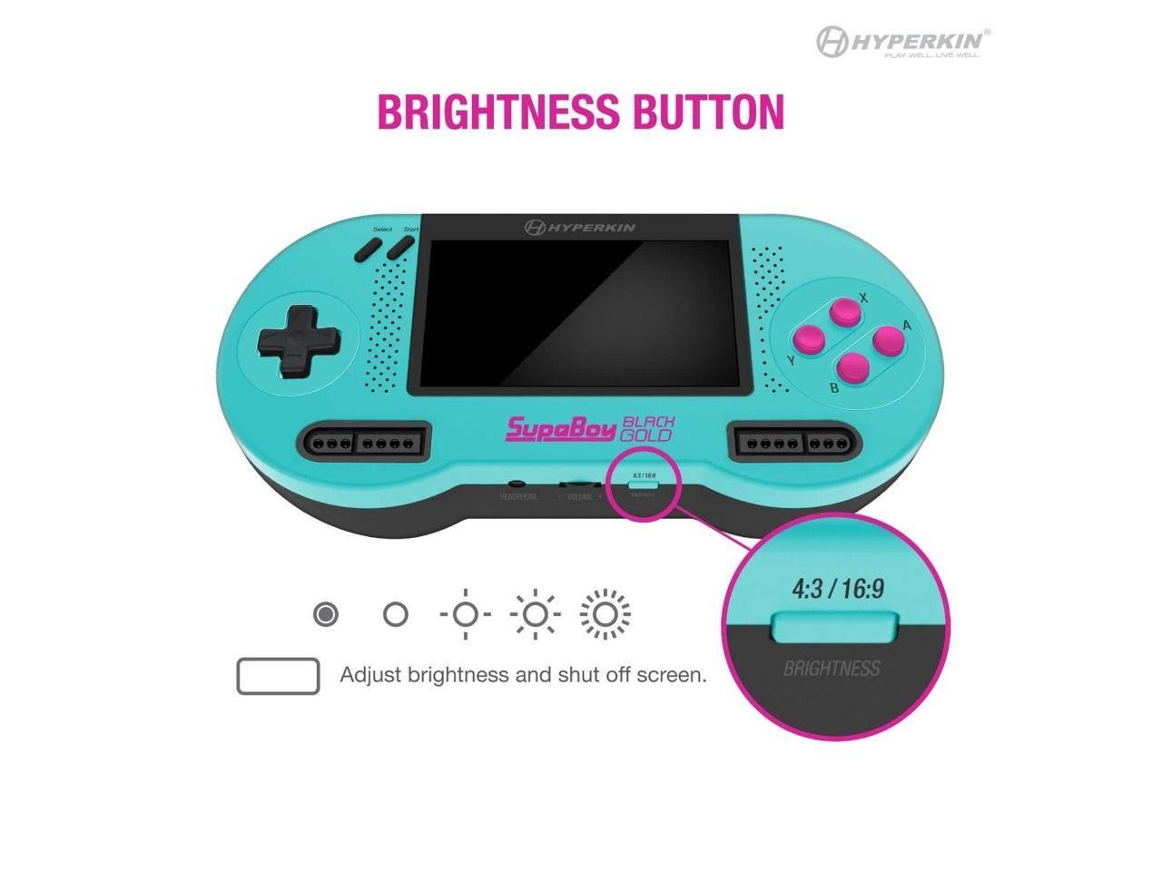 Hyperkin SupaBoy Portable Pocket Console for Super NES / Super Famicom (Hyper Be