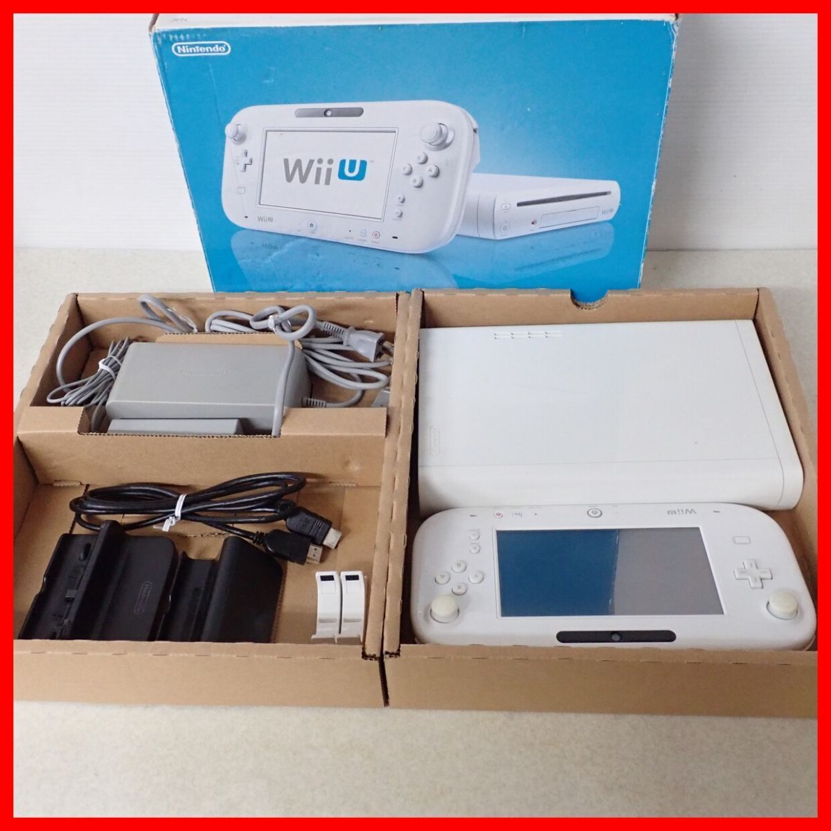 Nintendo Wii U Premium Set White Working 32GB