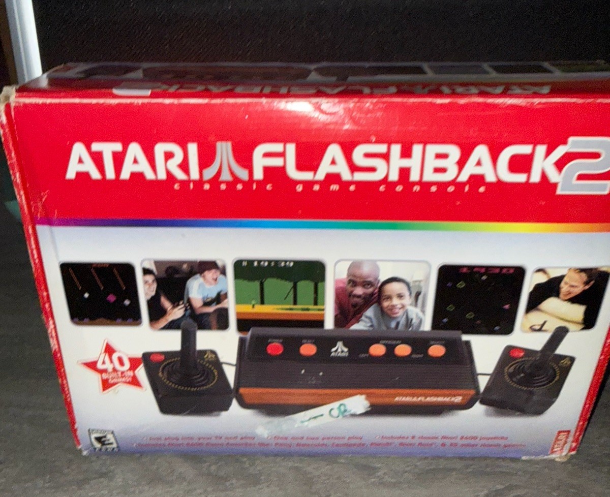 Atari Flashback 2 Classic Game Console New Factory Sealed 40 Built-in Games