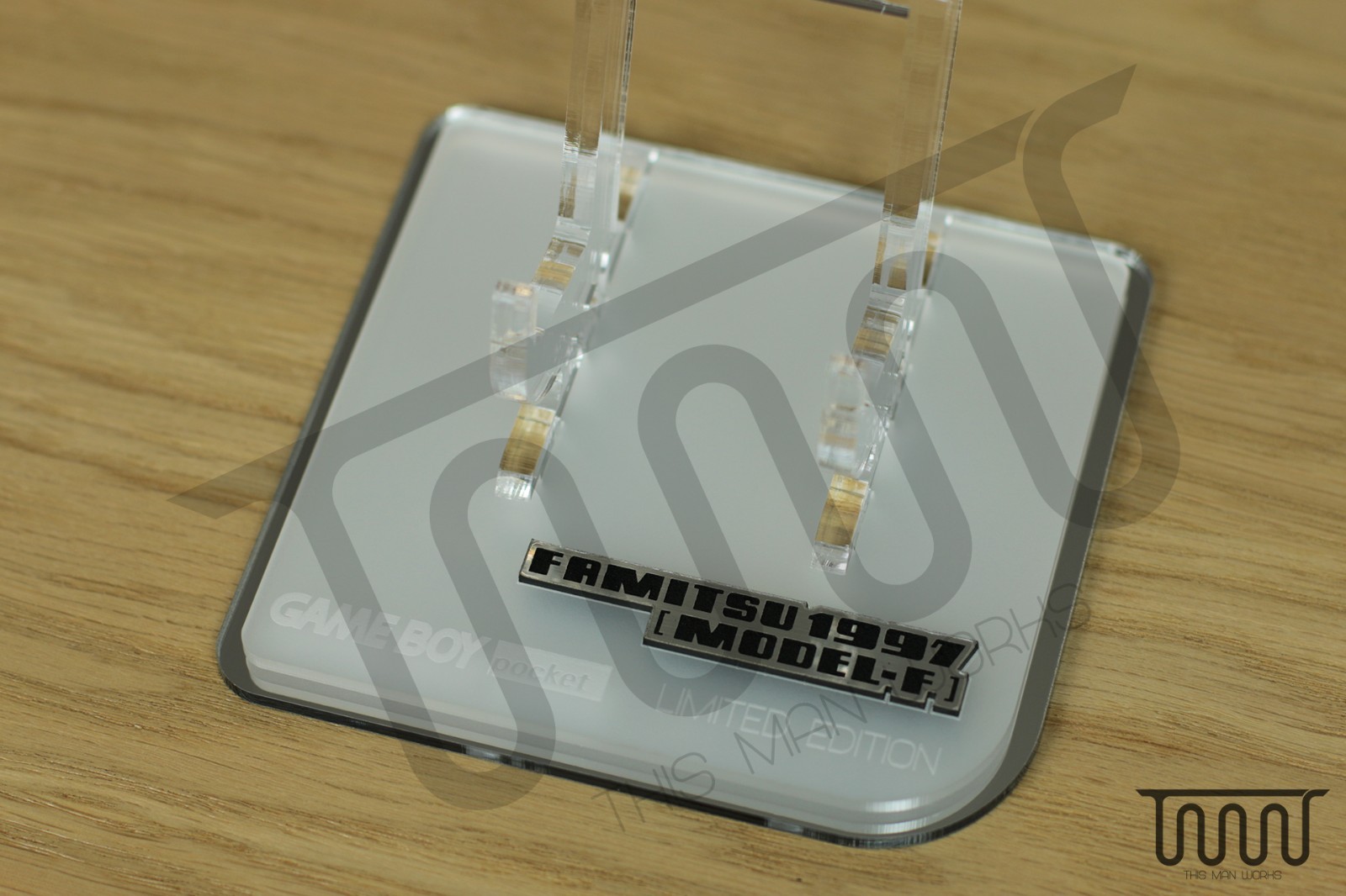 Acrylic Stand for Nintendo Game Boy Pocket Famitsu 1997 Model-F Limited Edition