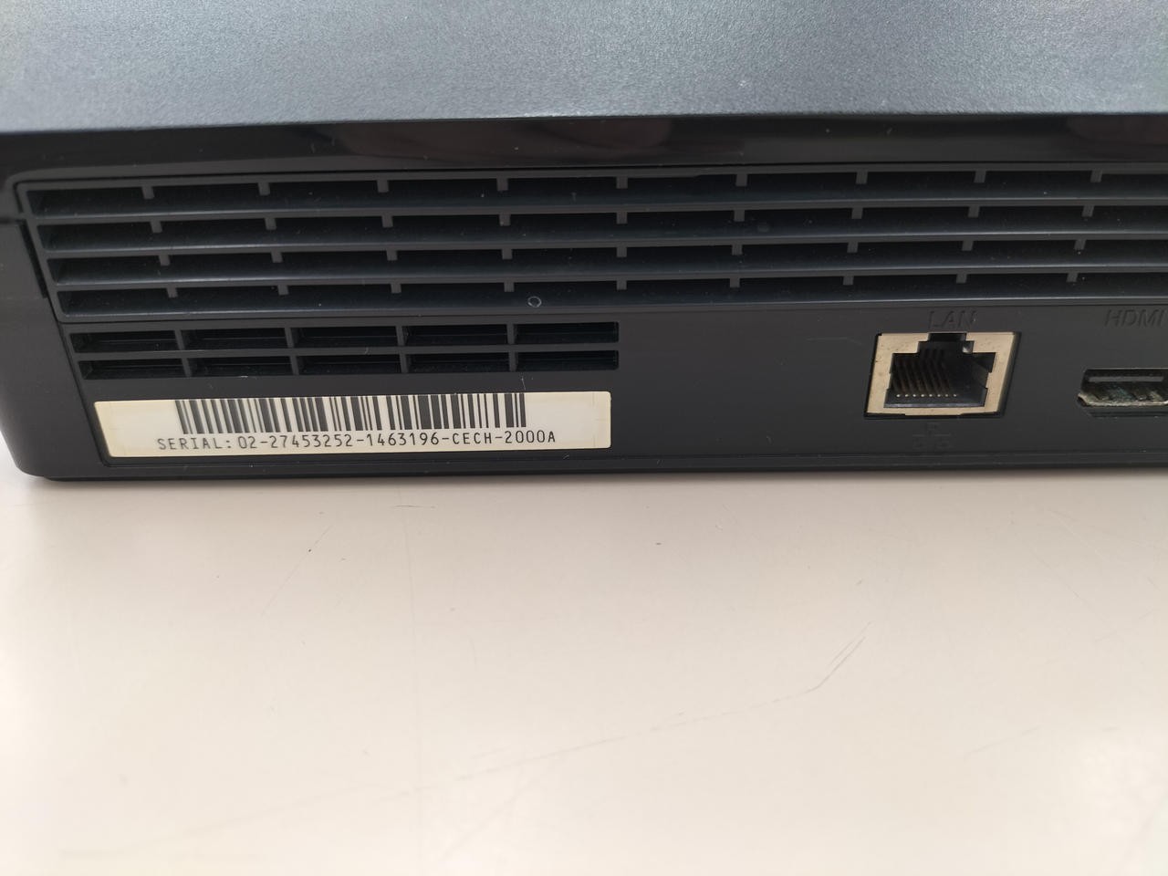 PlayStation 3 Console Model Number CECH 2000A SONY