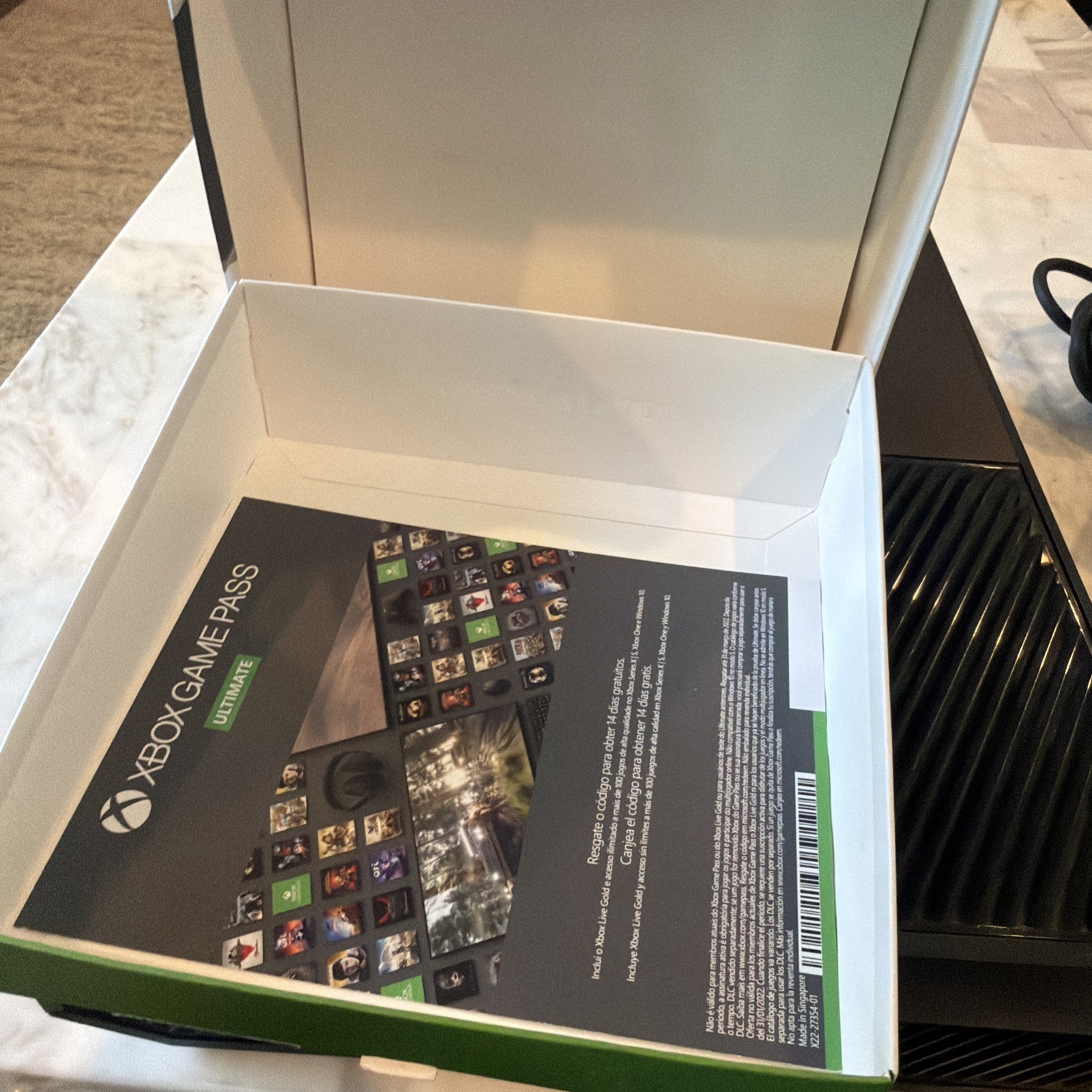 Xbox One 500GB Black Console Bundle Controller Cords 5 Games COD Destiny