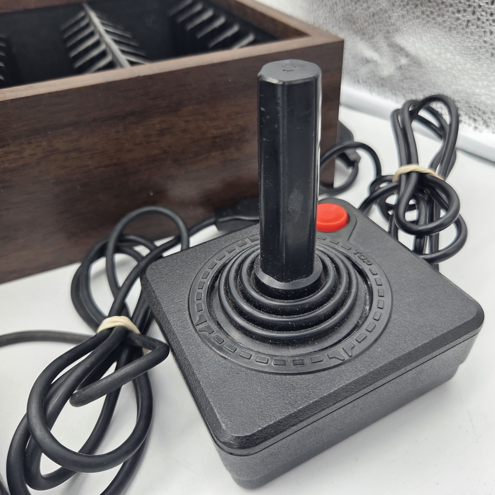 Atari CX2600A w Vader Box Manuals Registration 2x Joystick Controllers Bundle