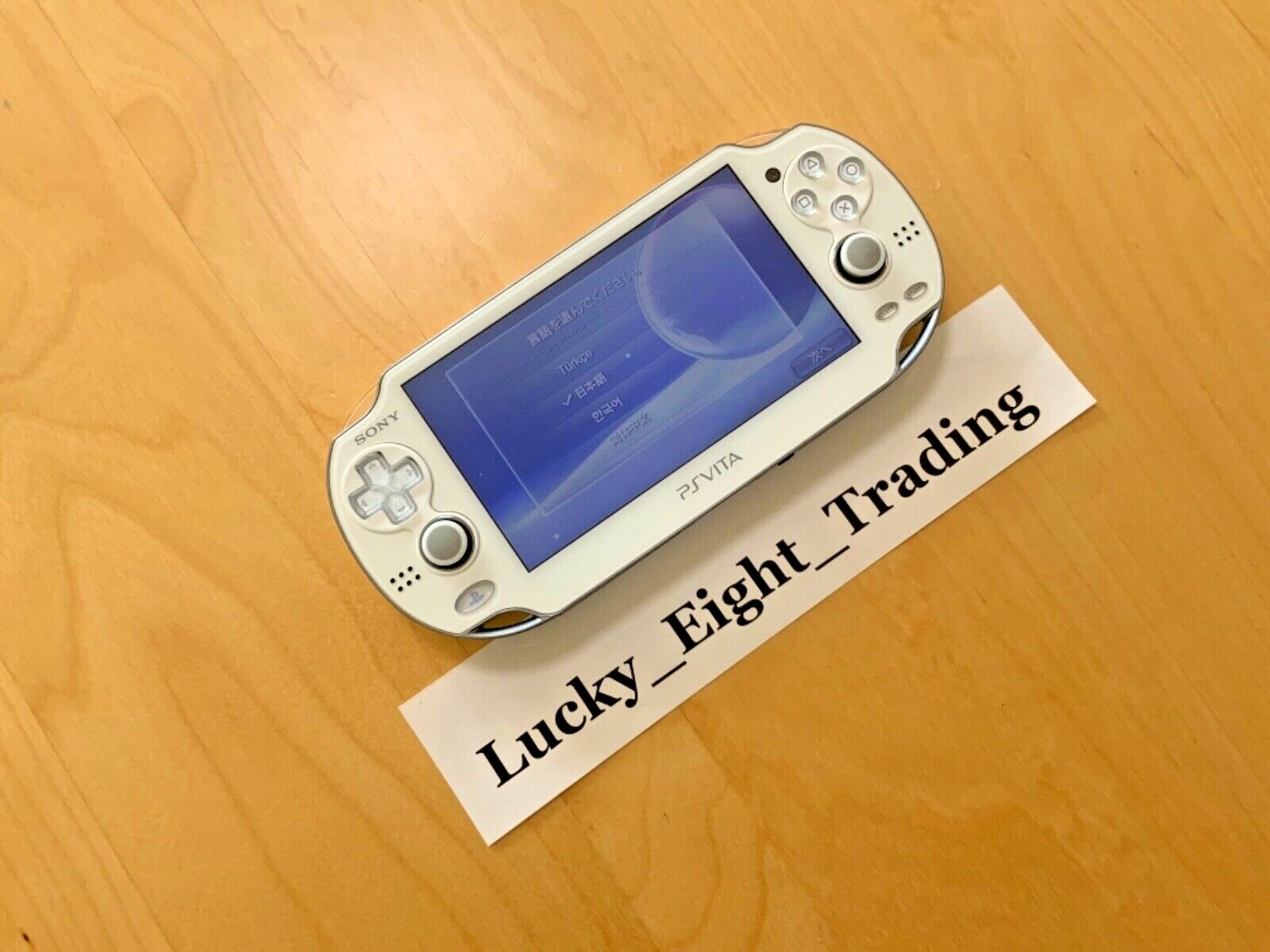 PS Vita Crystal White PCH 1000 ZA02 Console only PSV Fat [H]