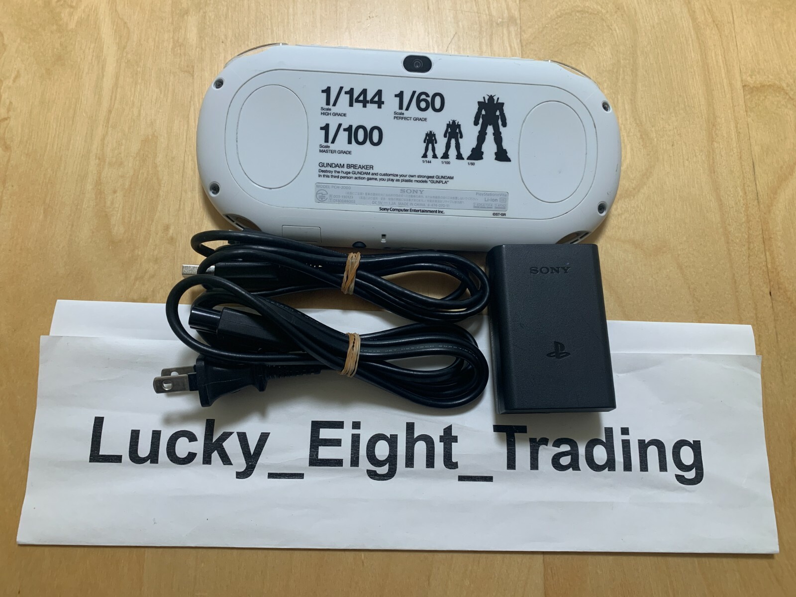 PS Vita Gundam Breaker Starter Pack PCHL 60001 Console Charger PSV Slim [CC]