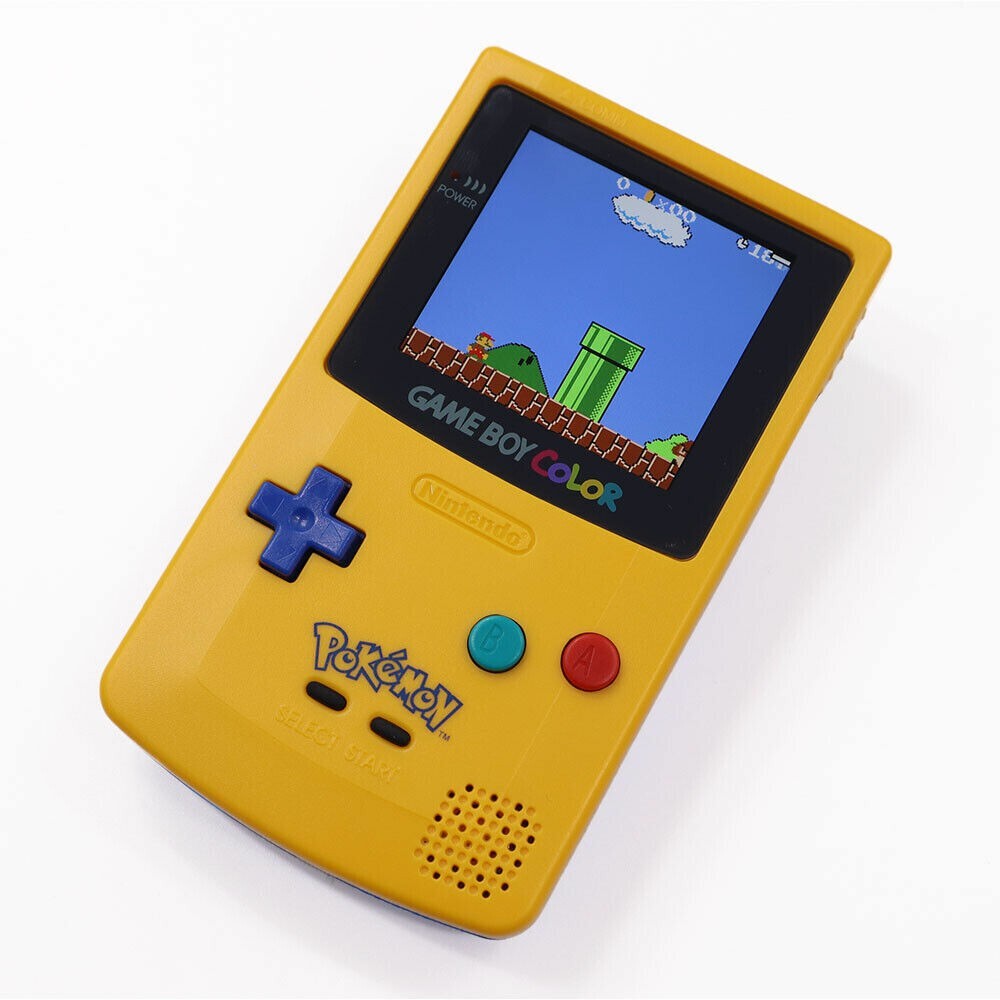 Nintendo Gameboy Color Pokemon Edition – Q5 XL IPS Backlit LCD Screen GBC Mod