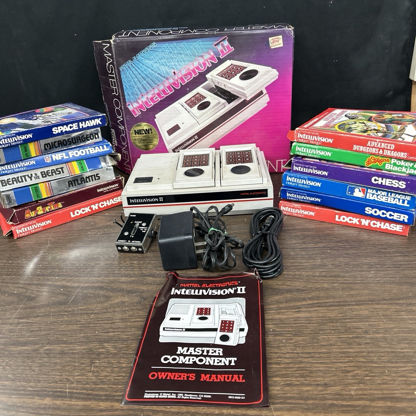 Mattel Intellivision II Console Bundle + Games
