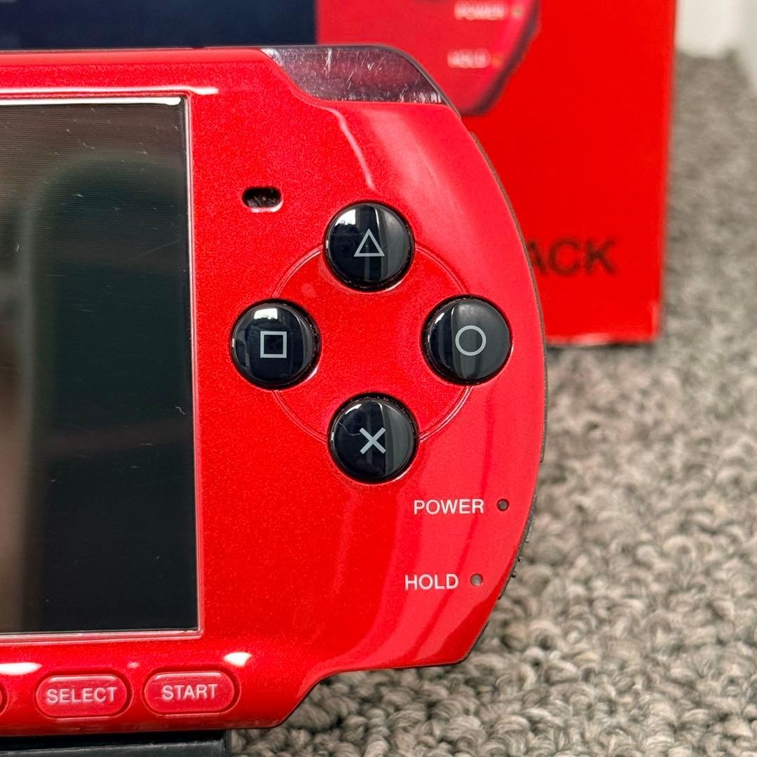 Sony PSP-3000 Red Black Value Pack PSPJ-30026 Console Japan