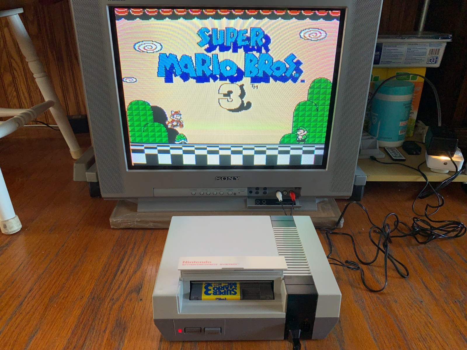 Nintendo NES Challenge Set console system 100% complete in box with protector