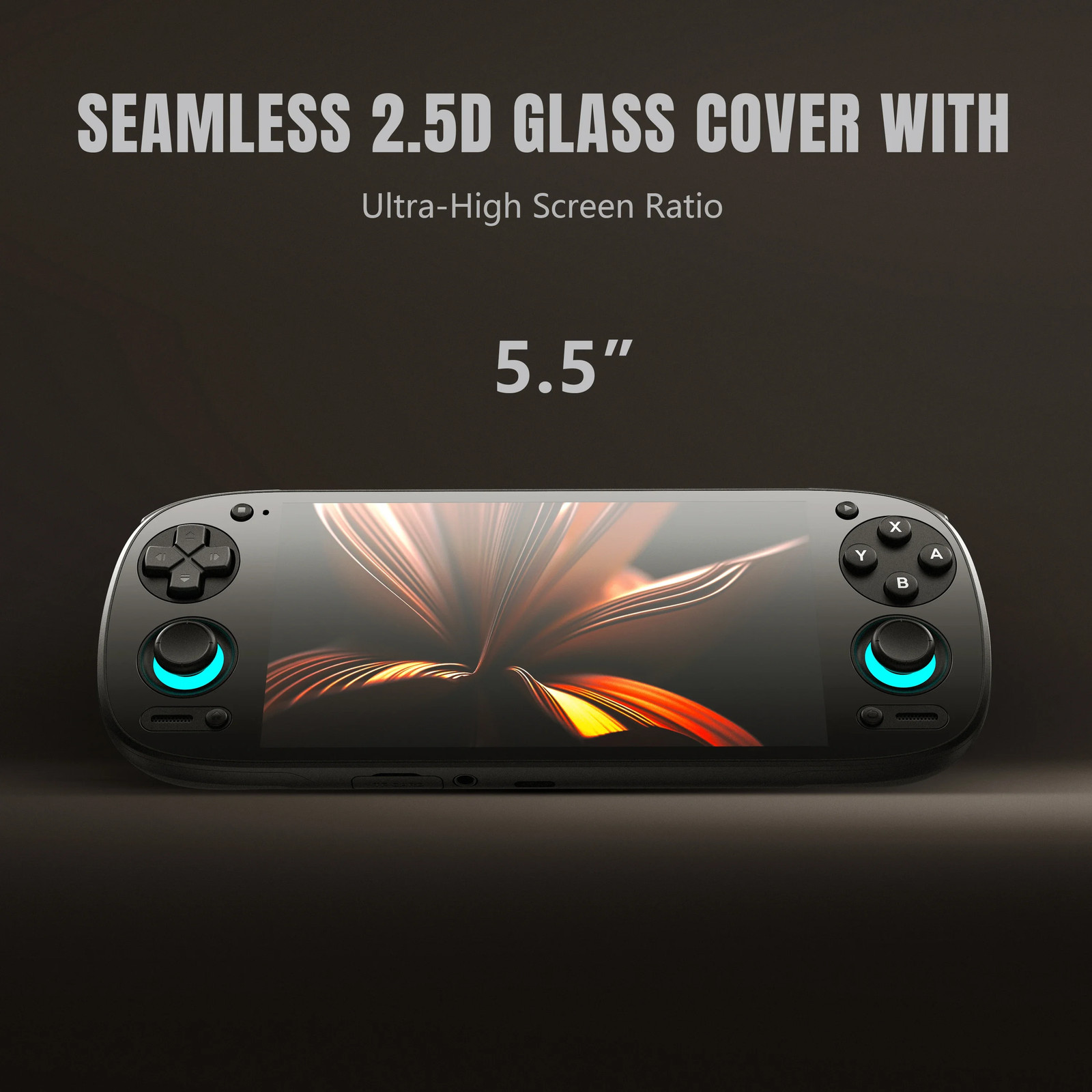 5 Handheld Game Console 5.5” AMOLED Screen Android13 Joystick RGB Lighting Effe