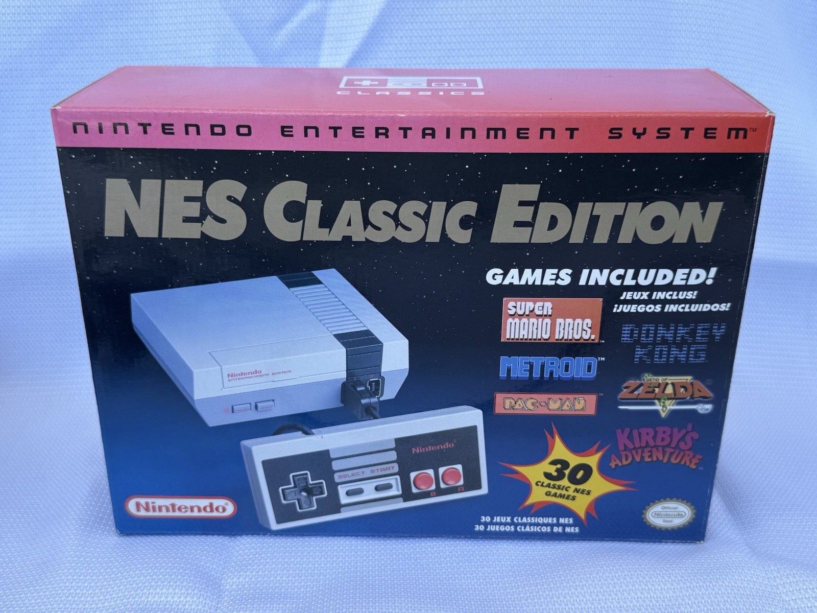Authentic Nintendo NES Classic Edition Console 30 Games HDMI Complete CLV-001
